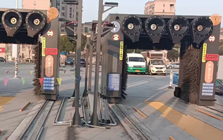 環保節水效率高！兩臺林頓龍門往復式全自動洗車機即將竣工！