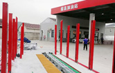 全自動一站式服務洗車！武進常州耀昌加油站fx80林頓電腦洗車機安裝中！操作方便快捷！